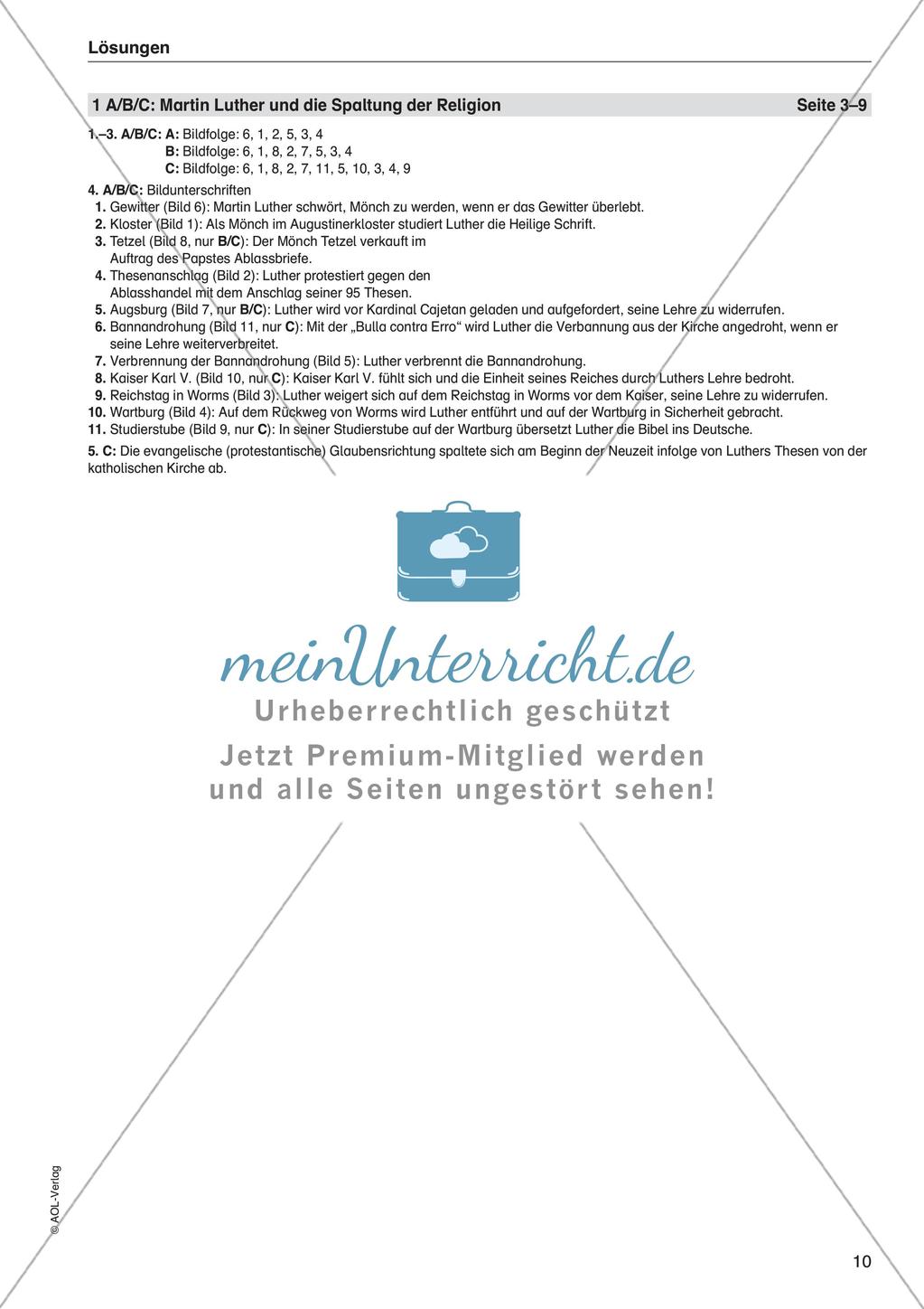 Der Beginn der Neuzeit: Martin Luther Preview 12