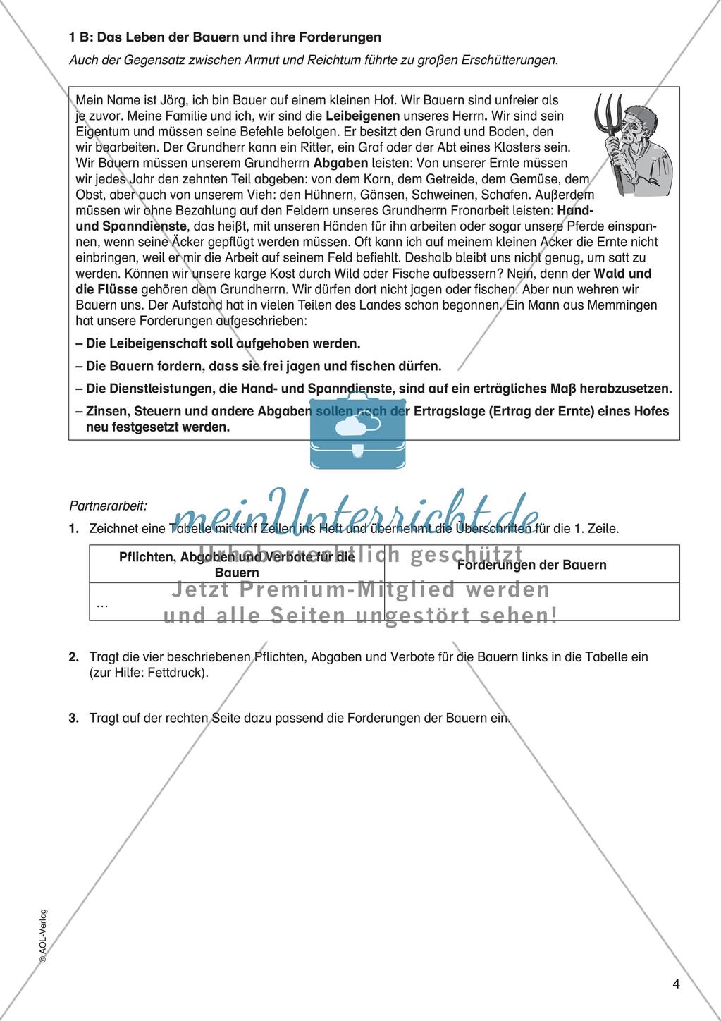 Der Beginn der Neuzeit: Der Bauernkrieg Preview 6