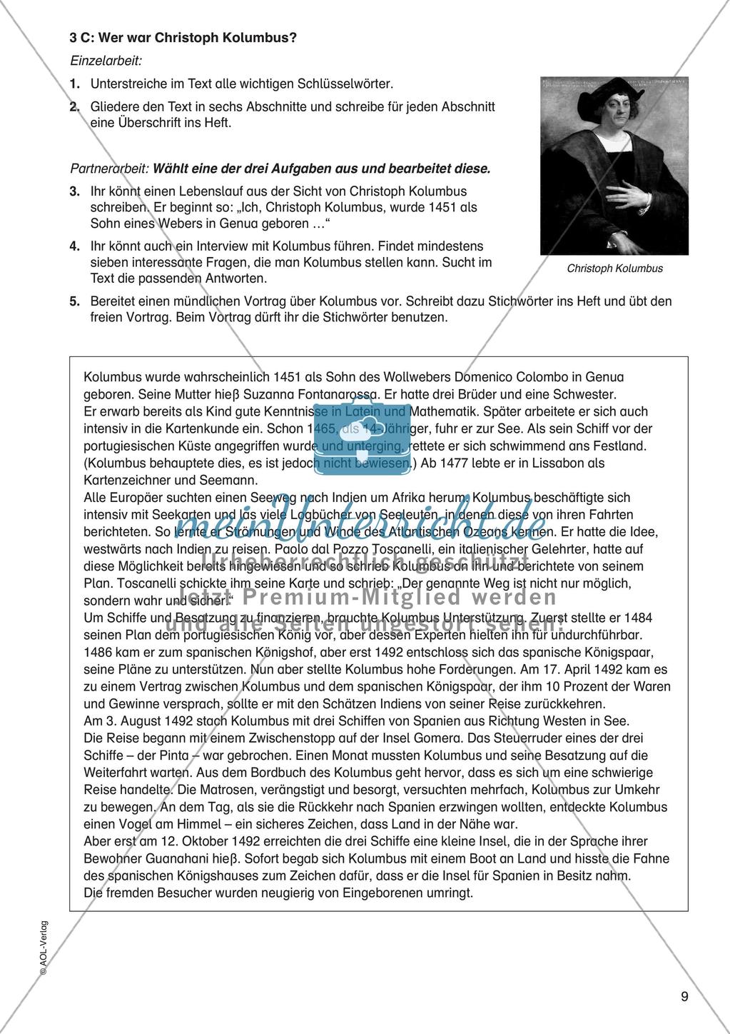Der Beginn der Neuzeit: Christoph Kolumbus Preview 11