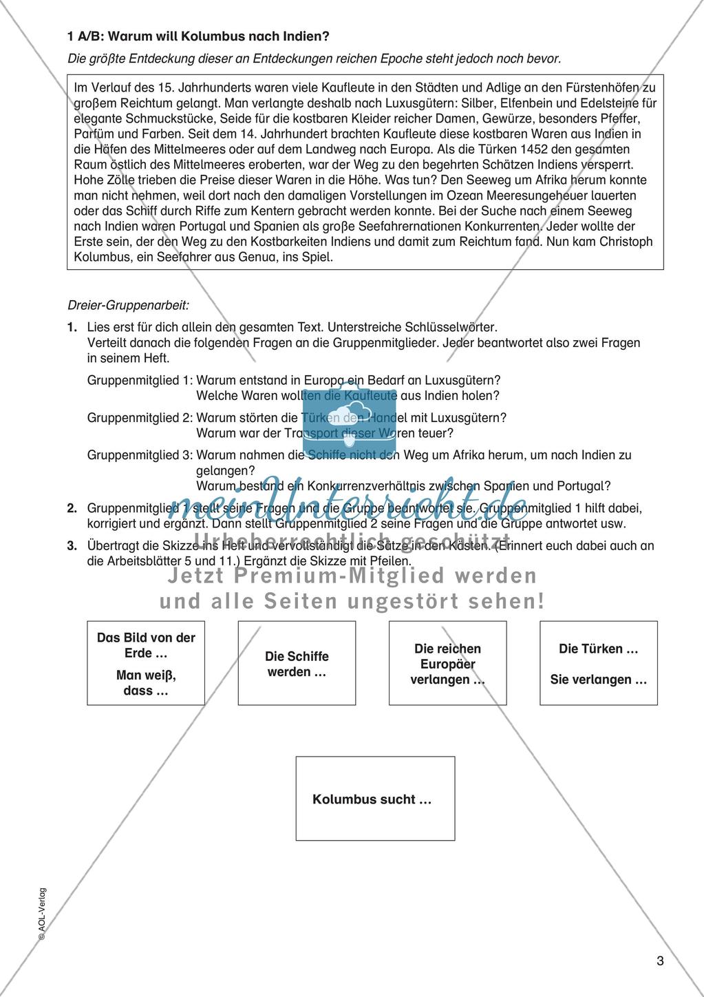 Der Beginn der Neuzeit: Christoph Kolumbus Preview 5