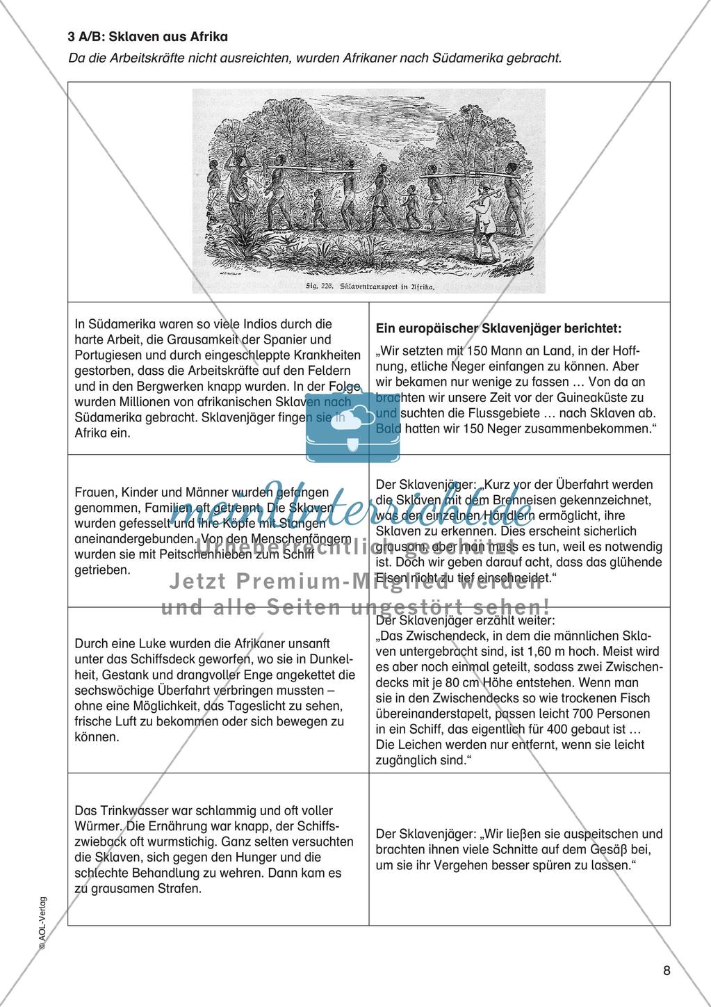 Der Beginn der Neuzeit: Die Sklavenarbeit Preview 10