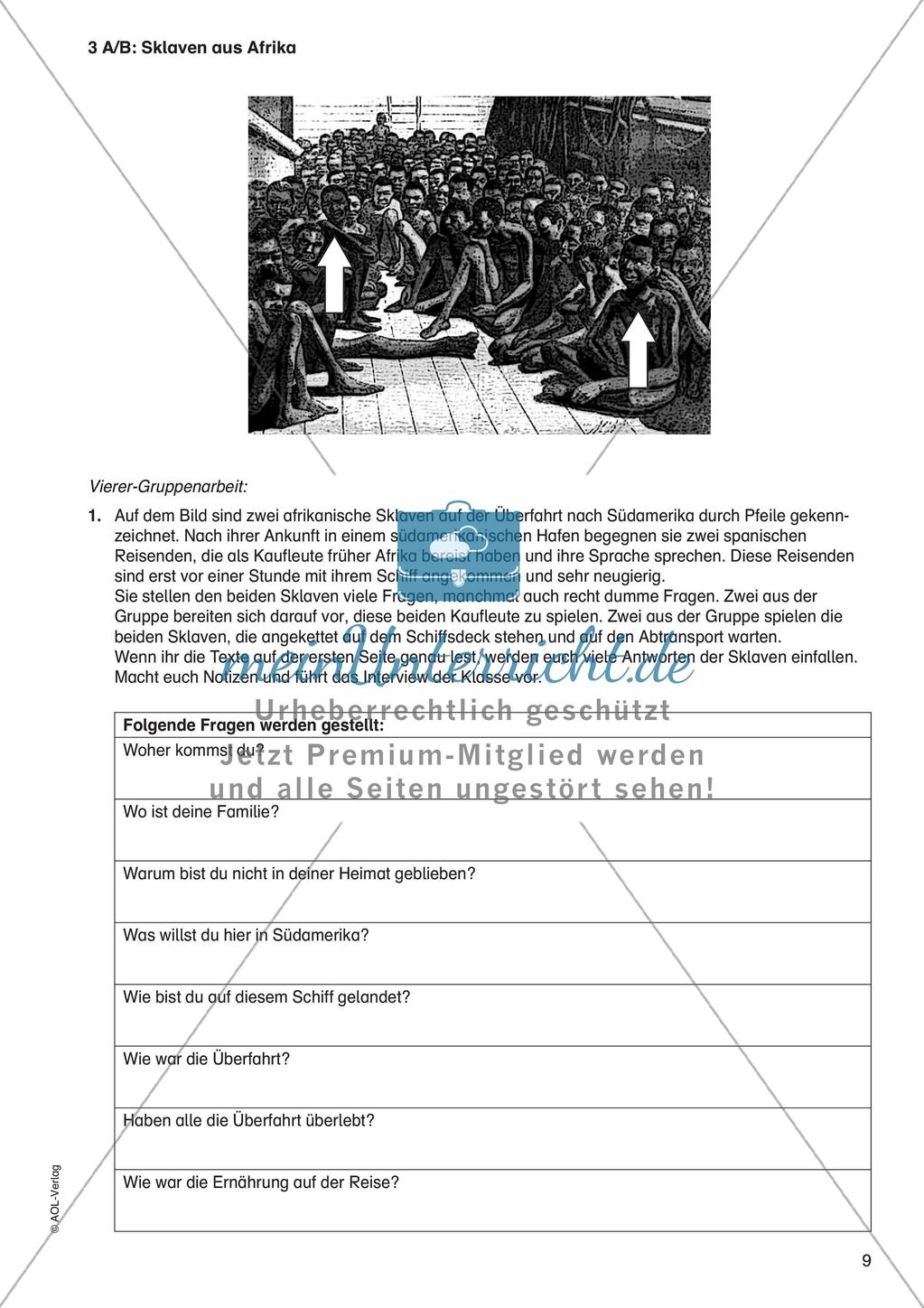 Der Beginn der Neuzeit: Die Sklavenarbeit Preview 11