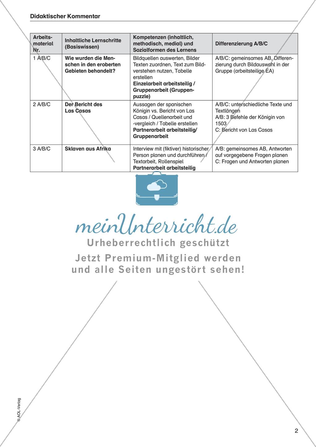 Der Beginn der Neuzeit: Die Sklavenarbeit Preview 4