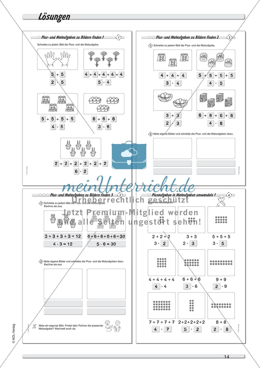 Multiplikation: Einführung Preview 16
