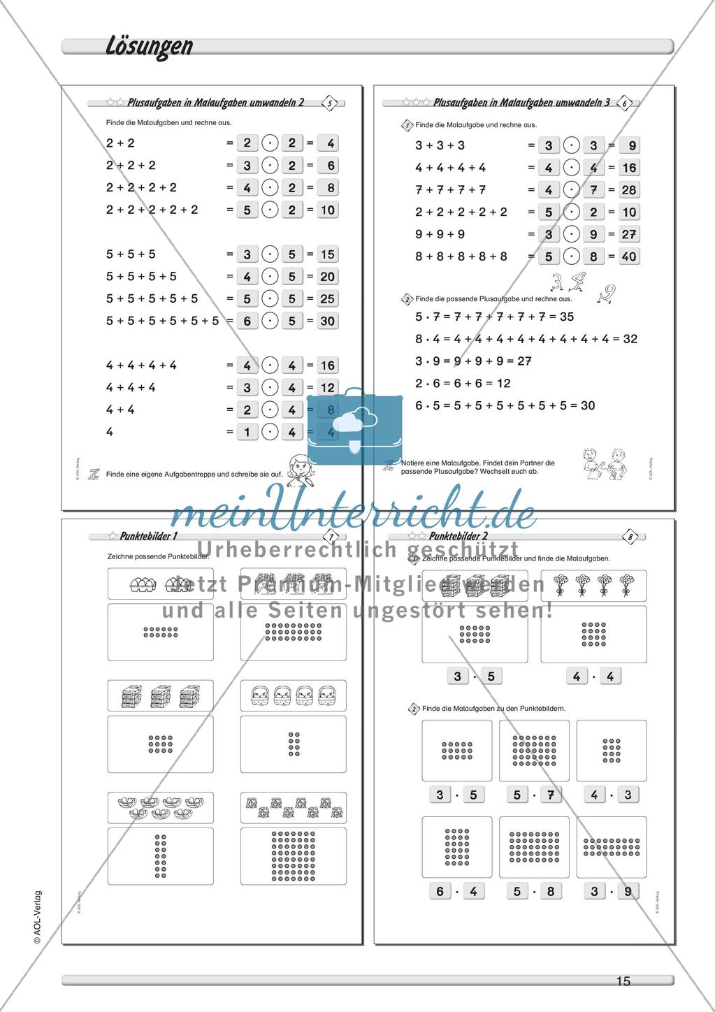 Multiplikation: Einführung Preview 17