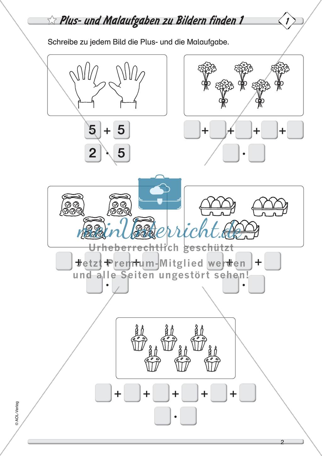 Multiplikation: Einführung Preview 4