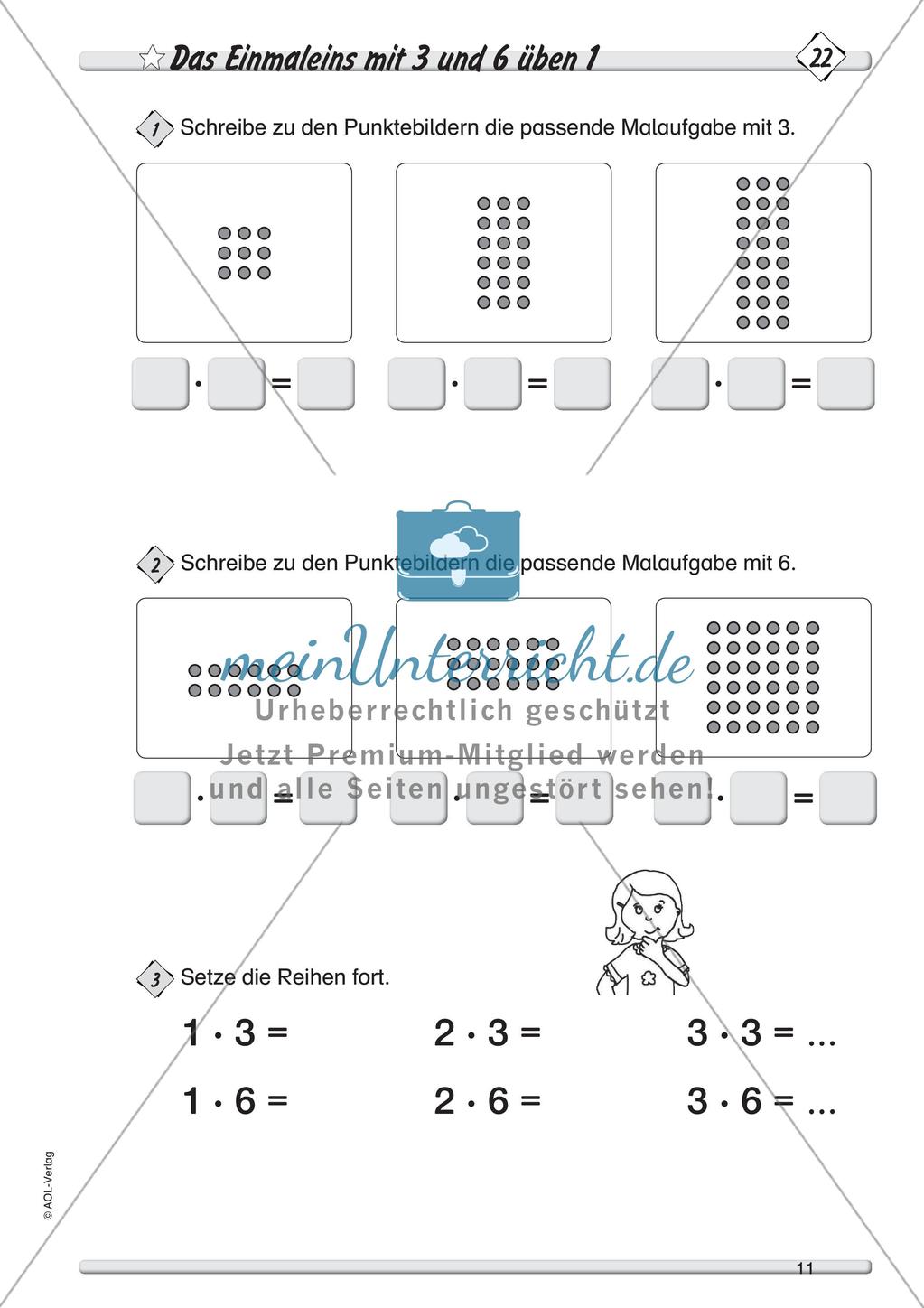 Multiplikation: Einmaleinsreihen Preview 13