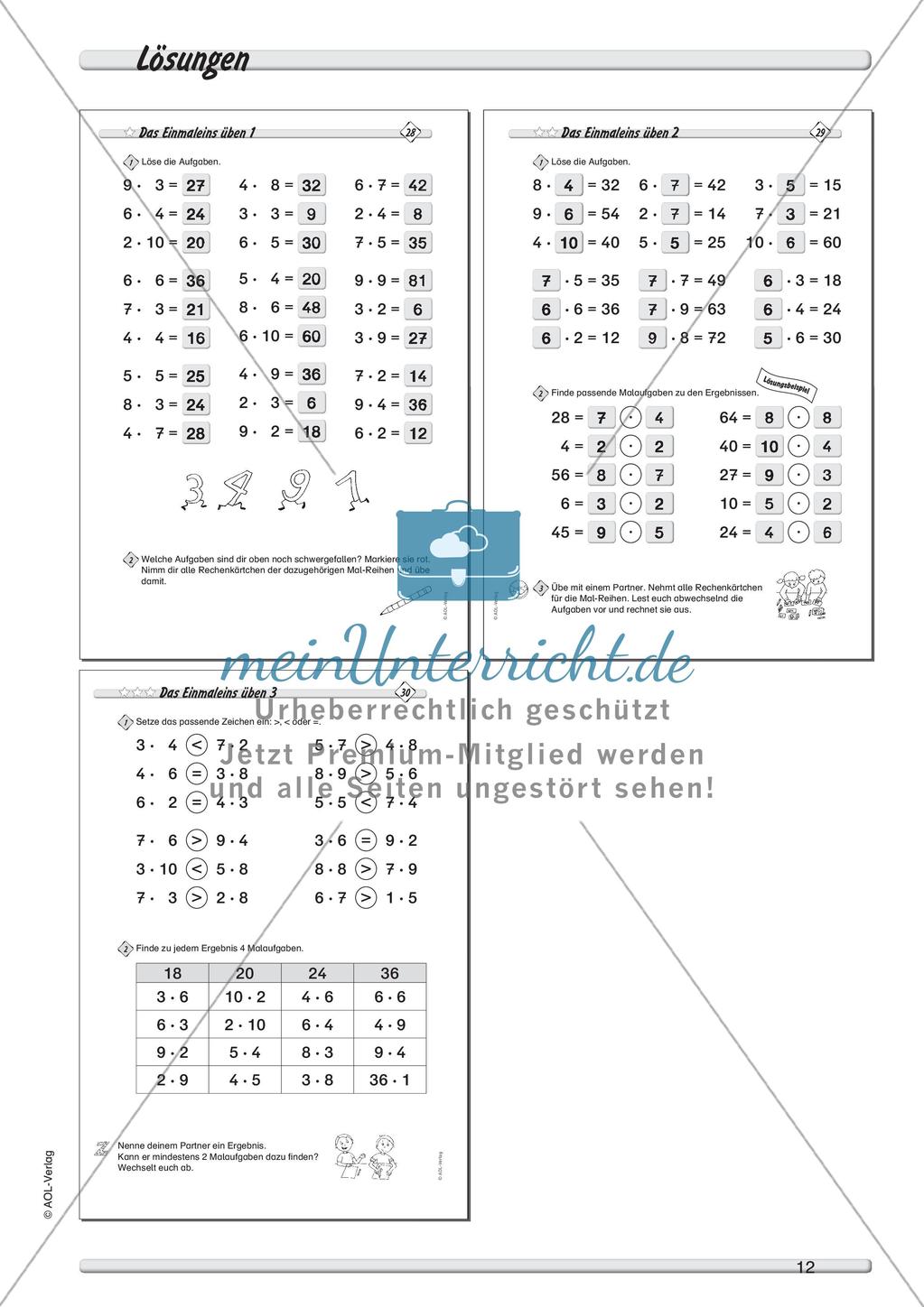 Multiplikation: Rechenübungen und Sachaufgaben Preview 14