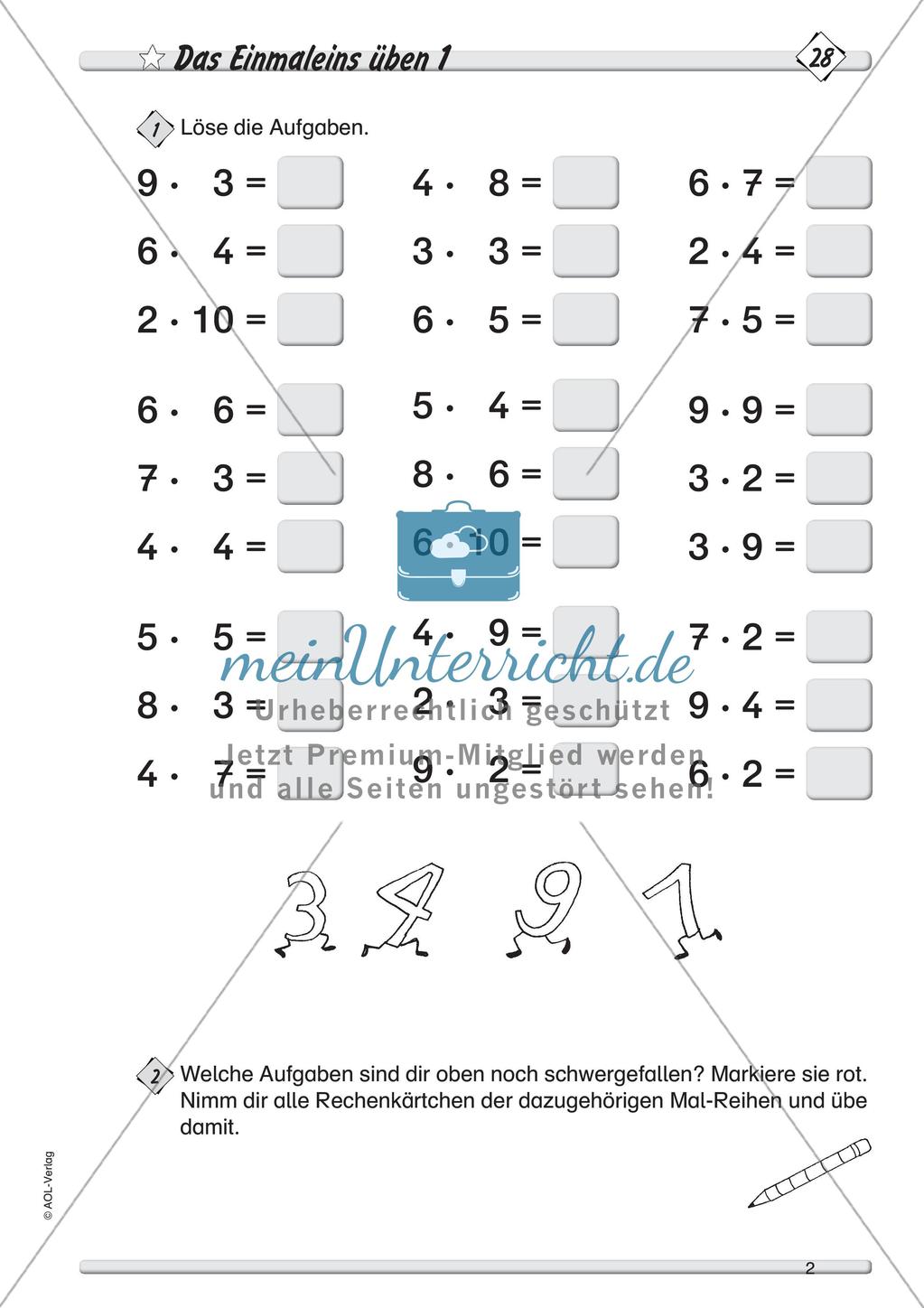 Multiplikation: Rechenübungen und Sachaufgaben Preview 4