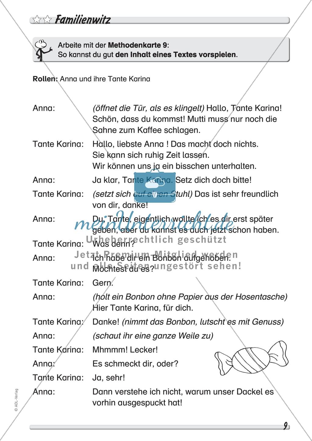 Lesestrategie: Vorspielen eines Textes Preview 11