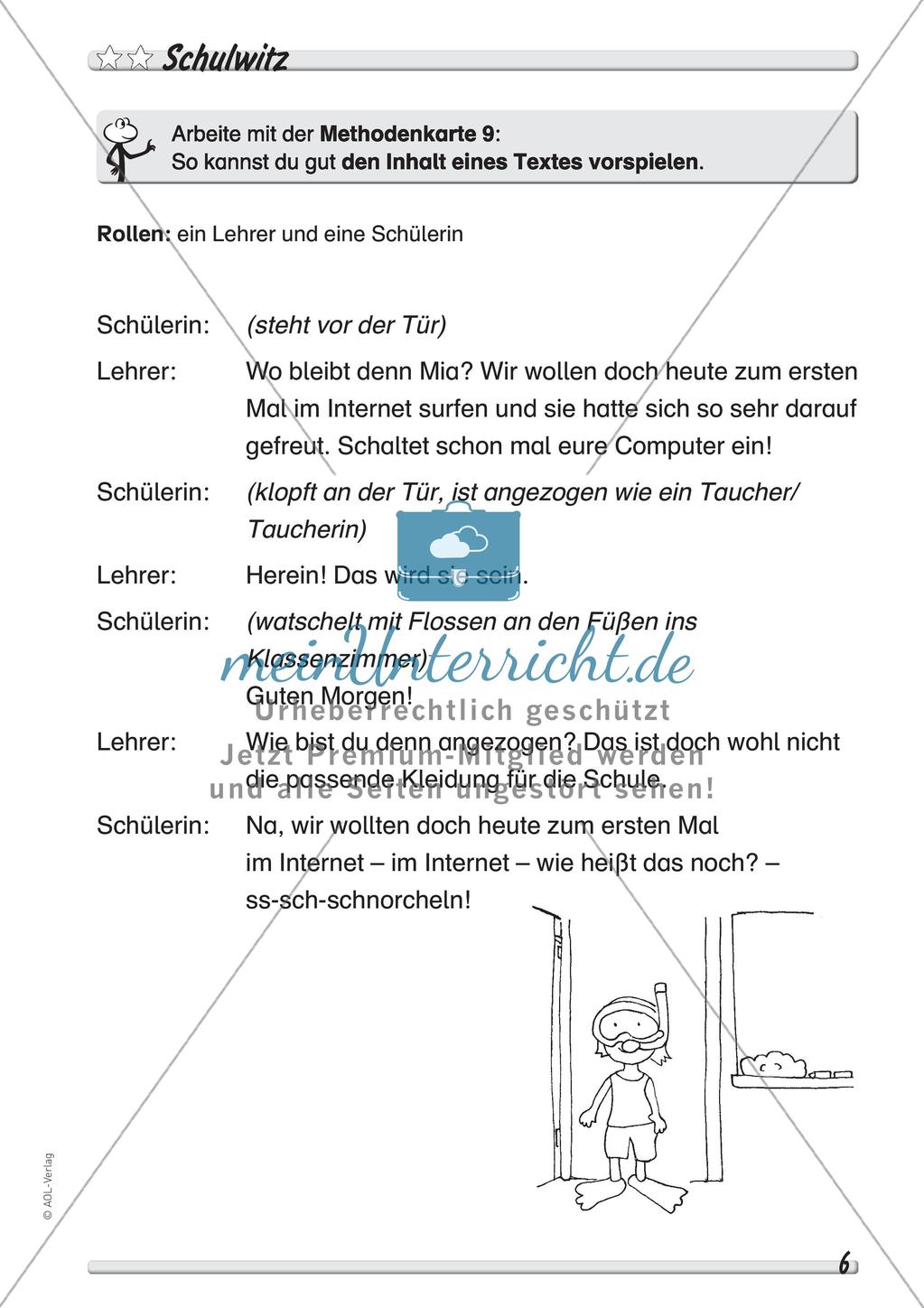Lesestrategie: Vorspielen eines Textes Preview 8
