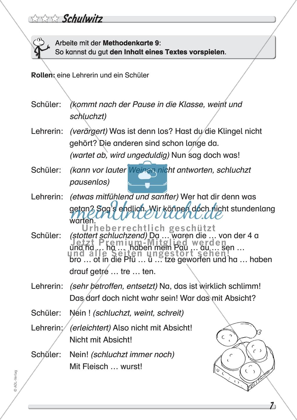 Lesestrategie: Vorspielen eines Textes Preview 9