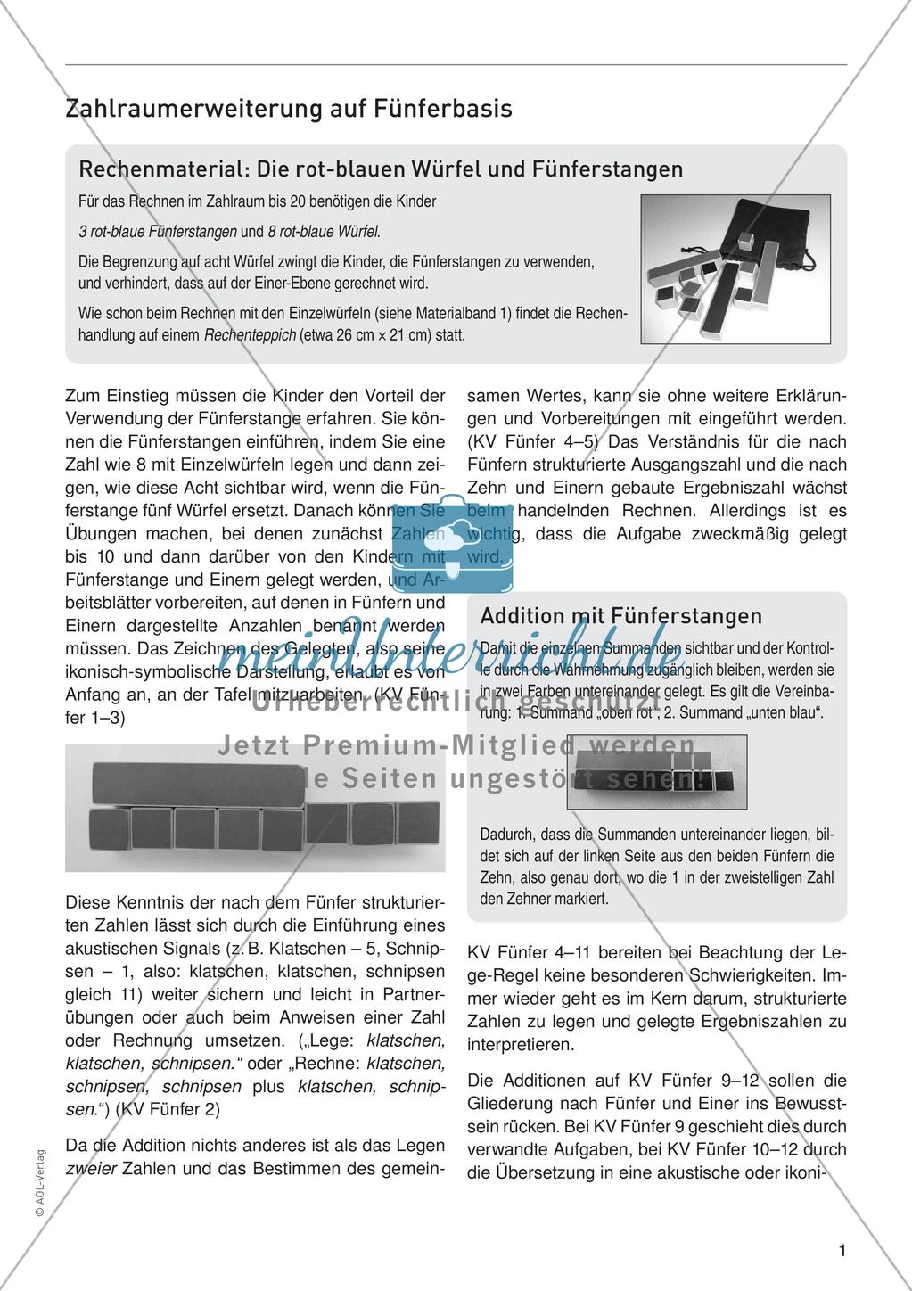 Zahlraumerweiterung auf Fünferbasis Preview 3