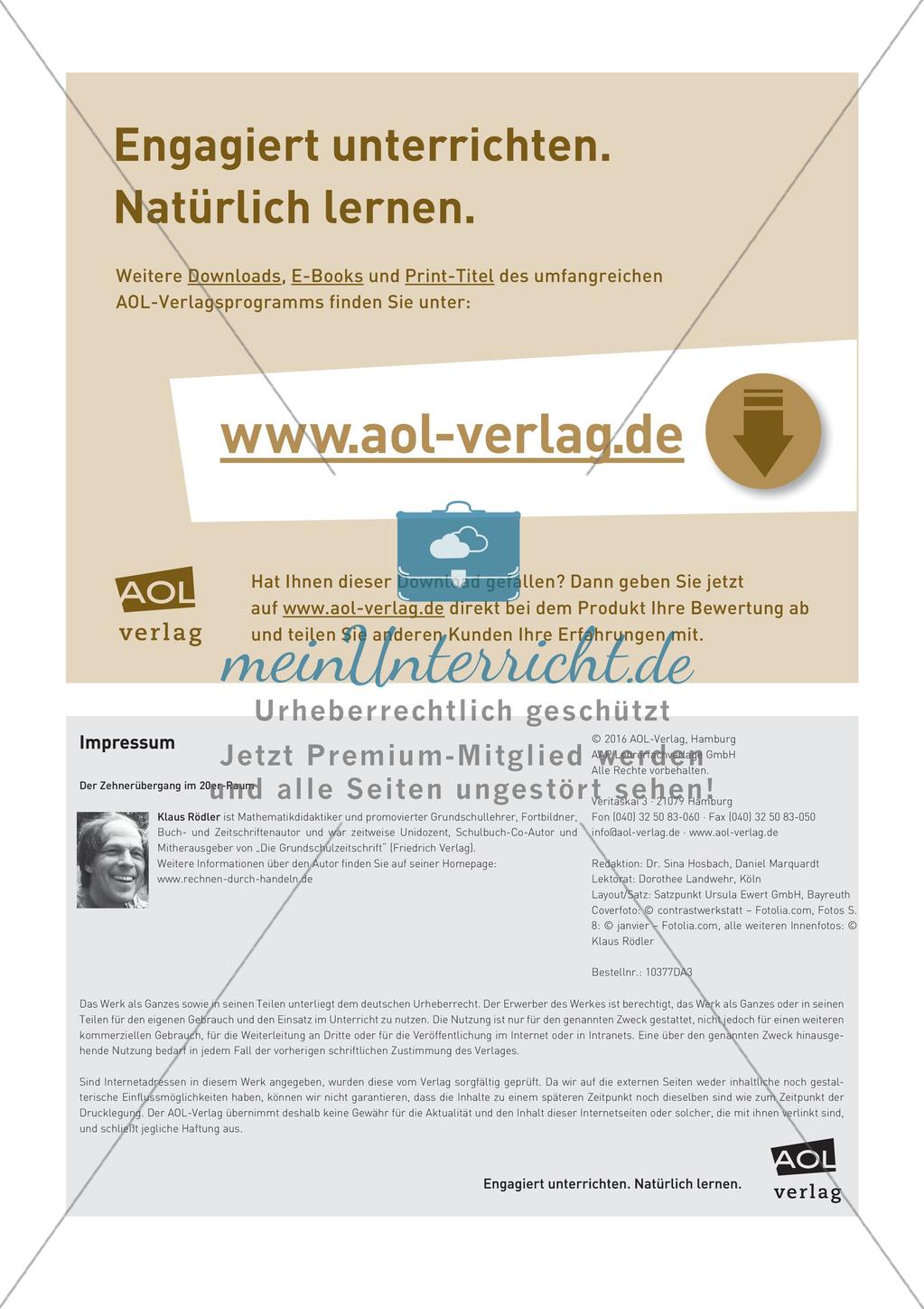 Zehnerübergang: Addition und Subtraktion im Zahlenraum 20 Preview 16
