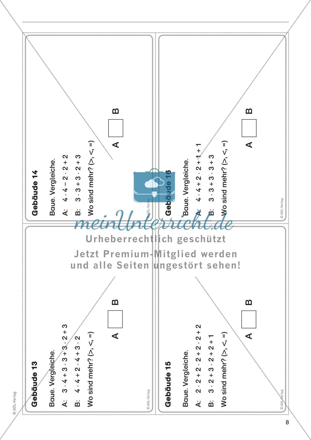 Zählen: Gebäude als Lernanlass Preview 10