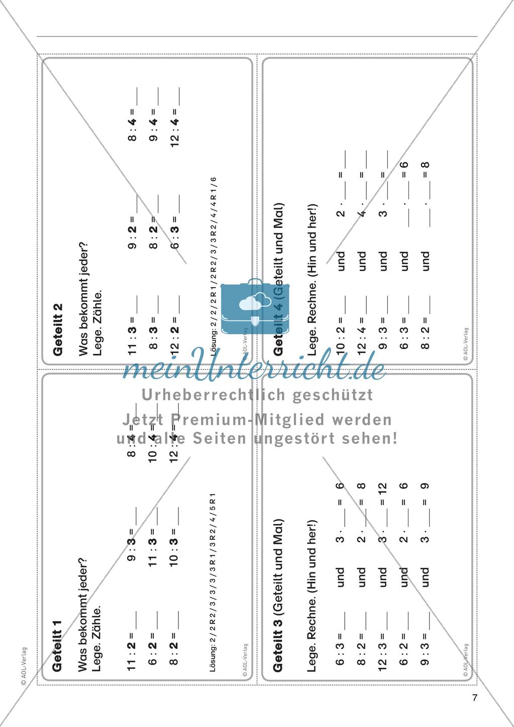 Multiplikation und Division im Zahlenraum bis 20 Preview 9