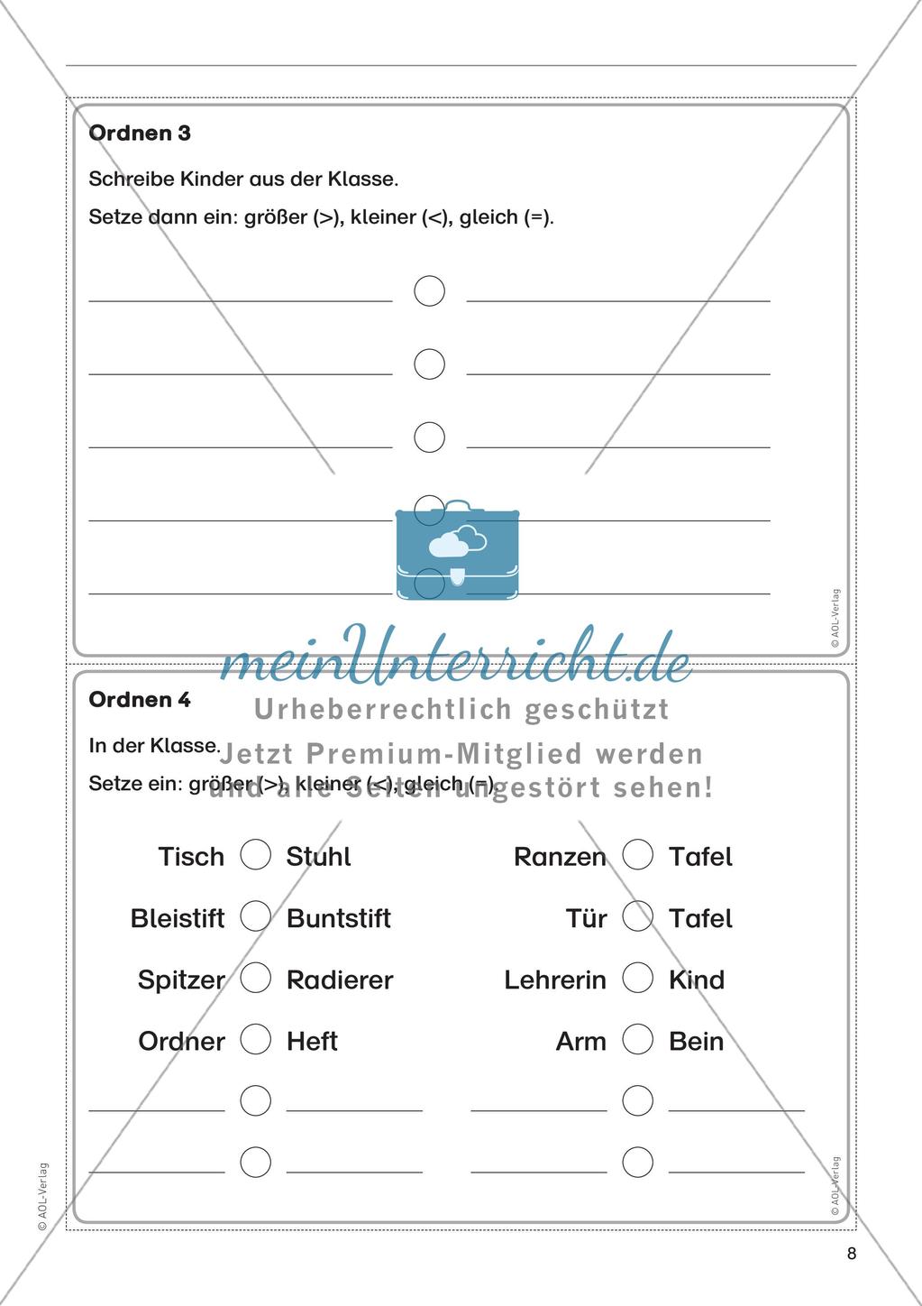 Kopfrechnen bis 10 und Zahlen ordnen Preview 10