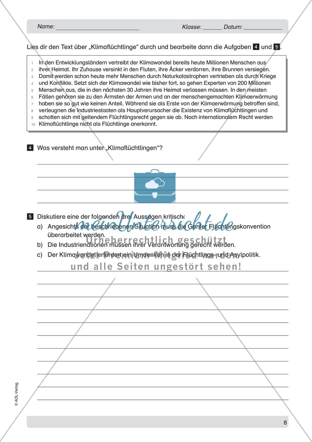 Flüchtling, Migrant, Asylbewerber: Begriffsklärung Preview 10