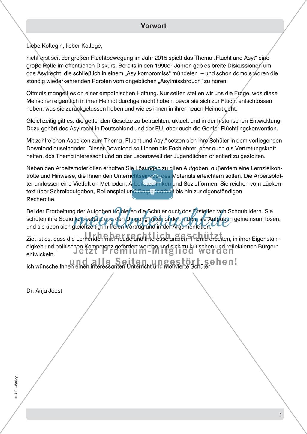 Flüchtling, Migrant, Asylbewerber: Begriffsklärung Preview 3