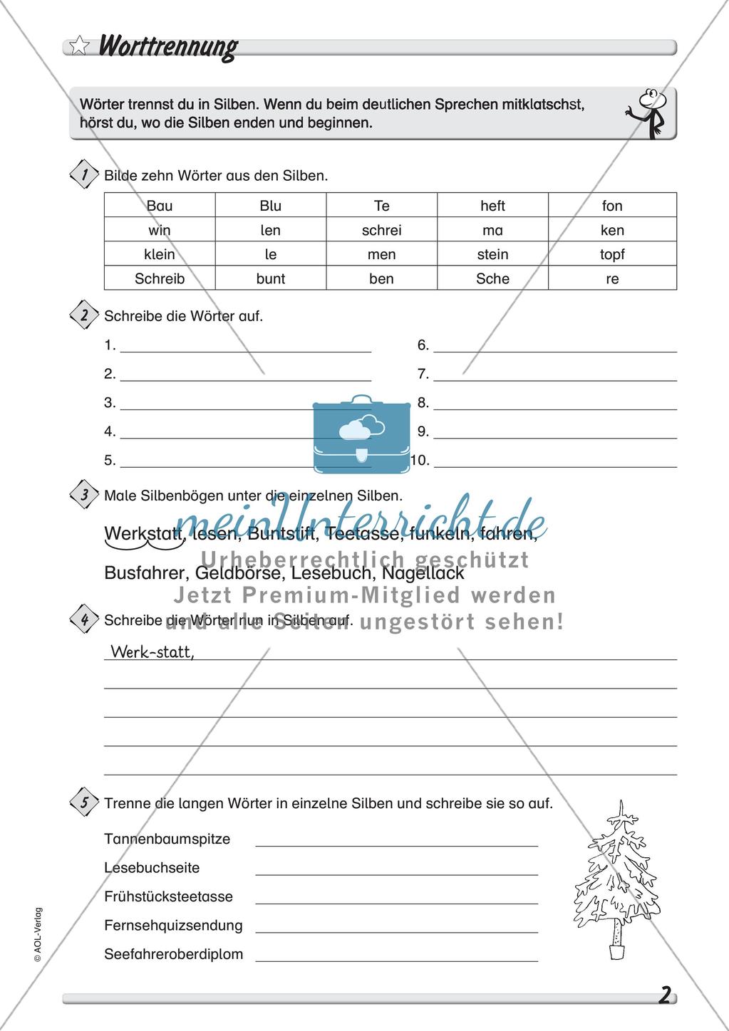 Wort und Wortarten: Worttrennung Preview 4