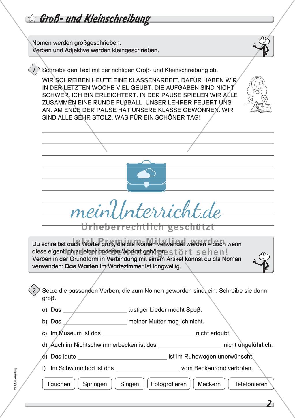 Wort und Wortarten: Groß- und Kleinschreibung Preview 4