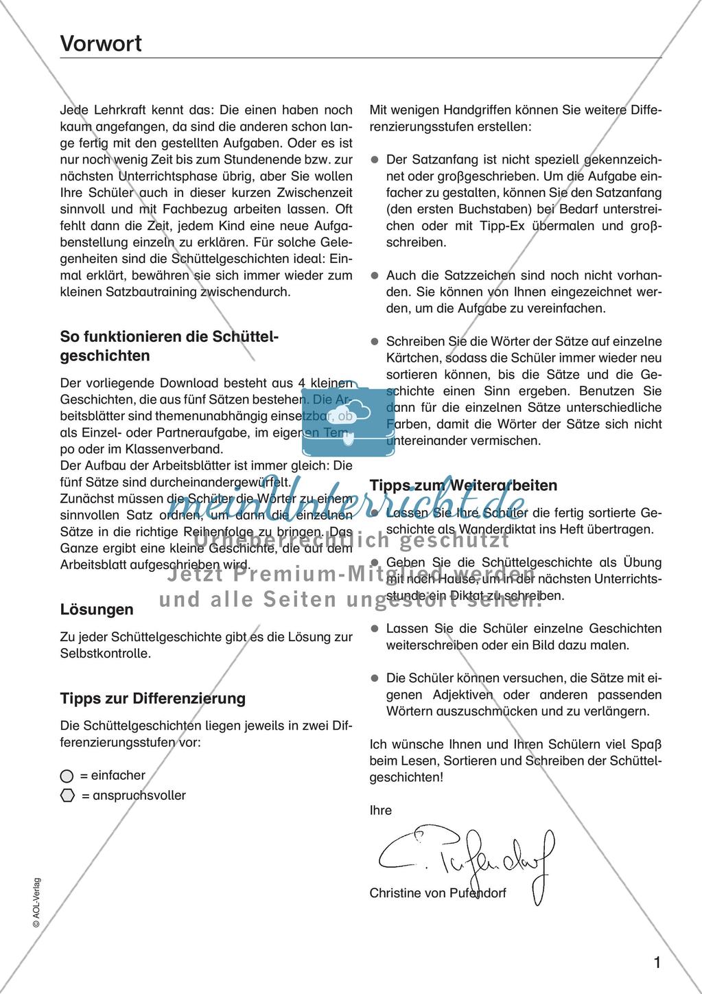 Geschichten zur 5-Satz-Schüttelstrategie Preview 3