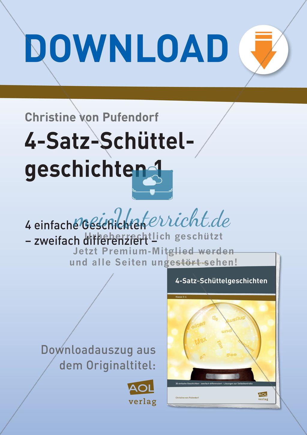 4-Satz-Schüttelgeschichten: Teil 1 Preview 1