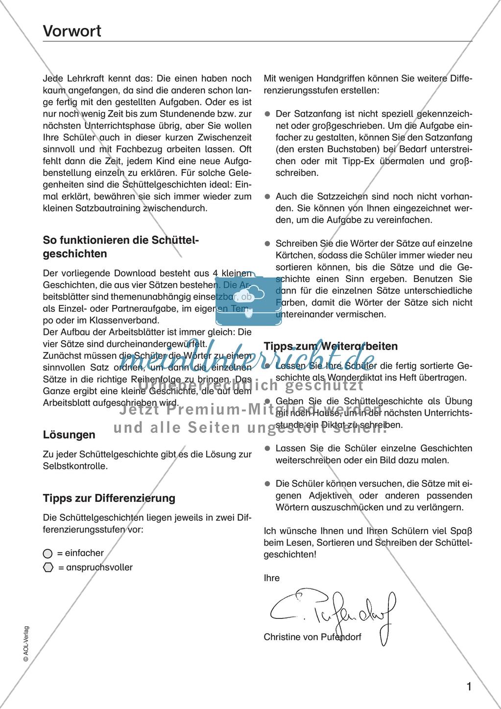 4-Satz-Schüttelgeschichten: Teil 1 Preview 3