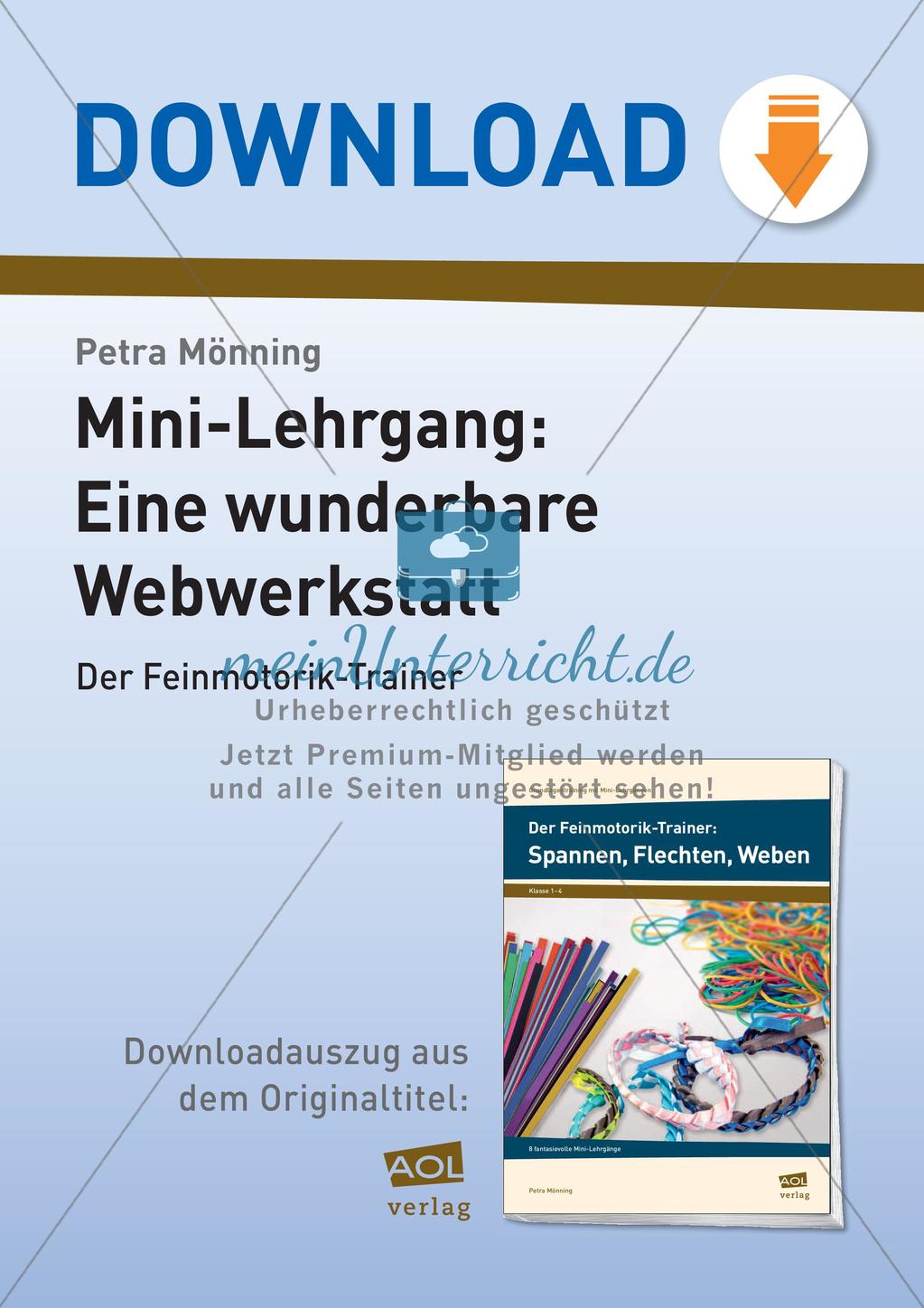 Feinmotorisches Training: Weben Preview 1
