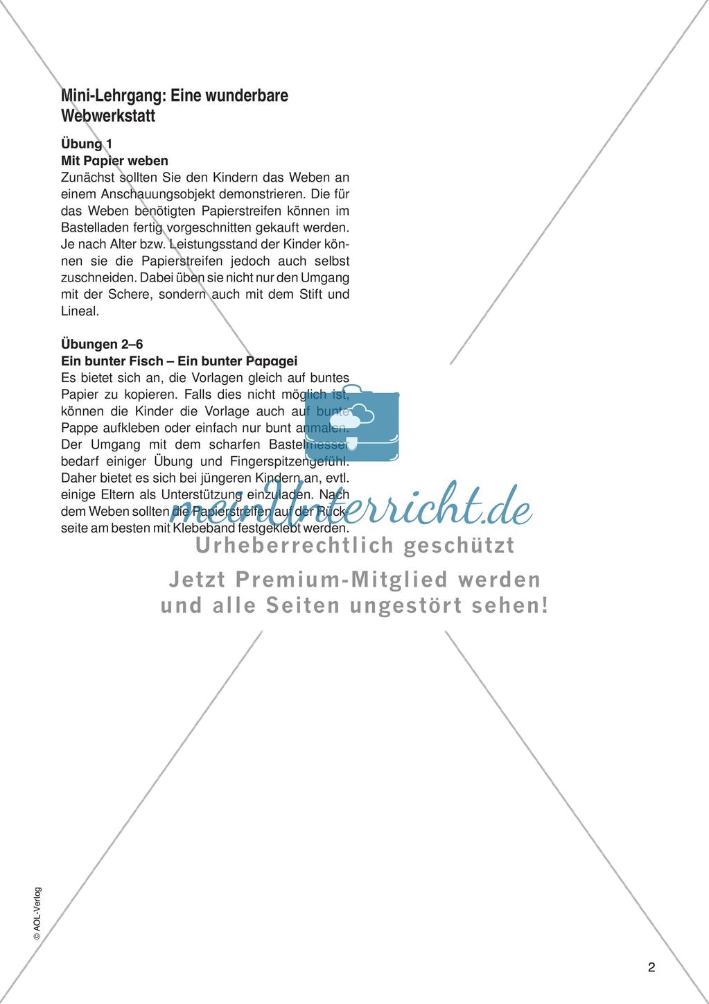 Feinmotorisches Training: Weben Preview 4
