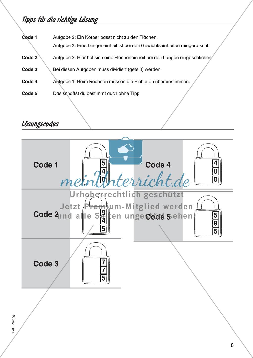 Codeknacker: Grundrechenarten und Sachaufgaben Preview 10