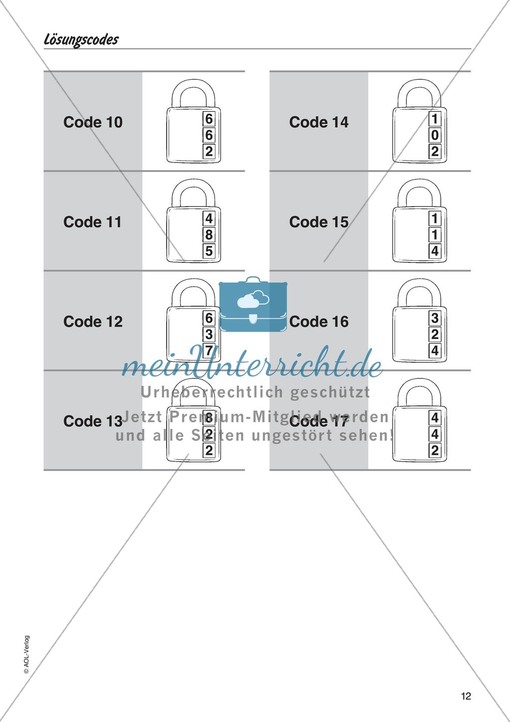 Codeknacker: Längen und Flächen Preview 14