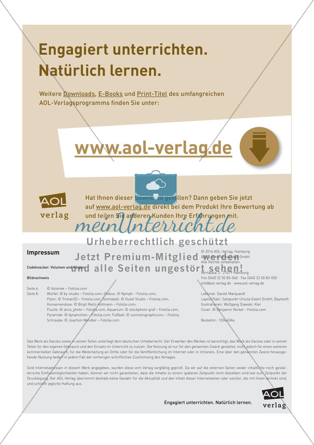Codeknacker: Volumen und Körper Preview 14