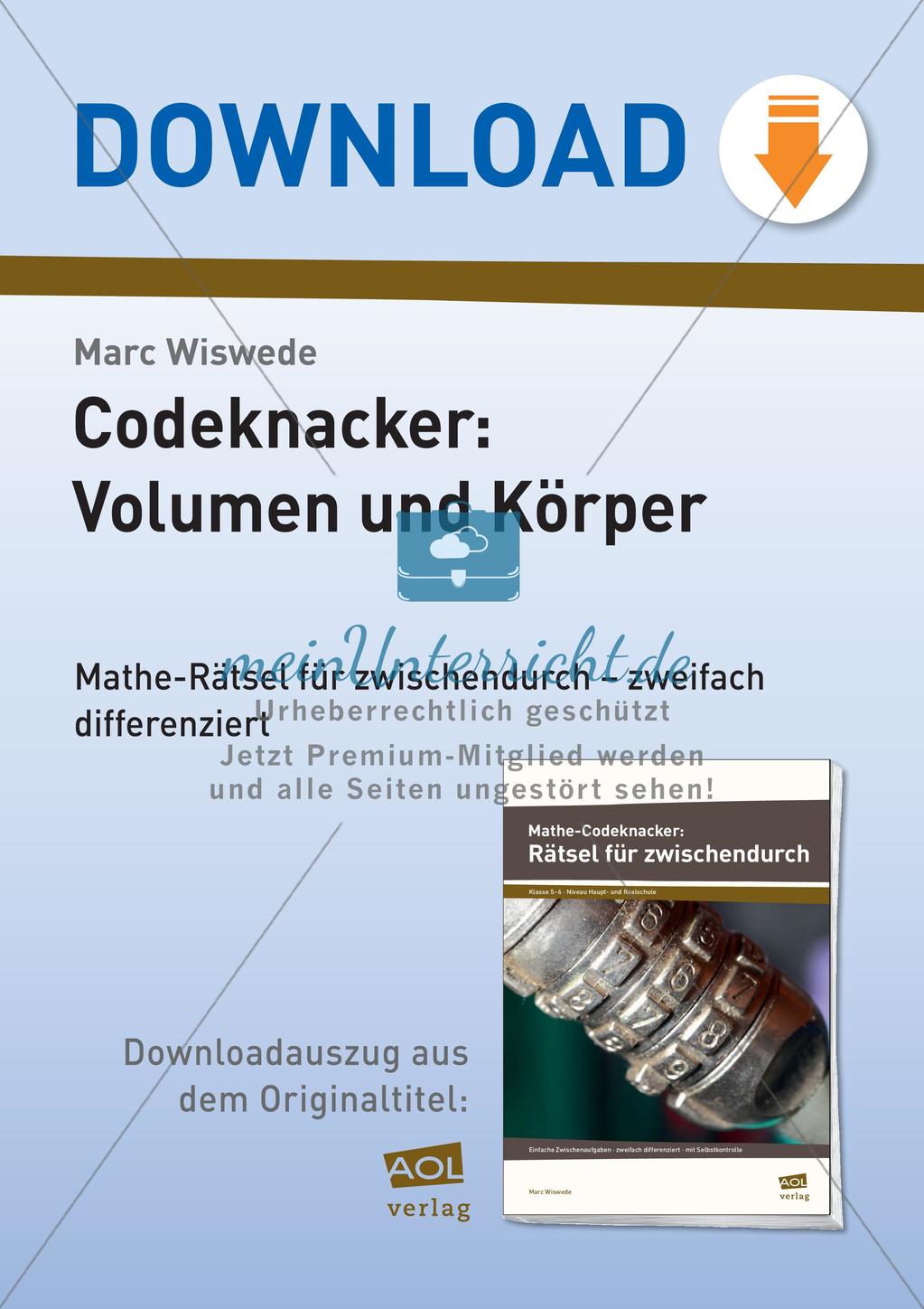 Codeknacker: Volumen und Körper Preview 1