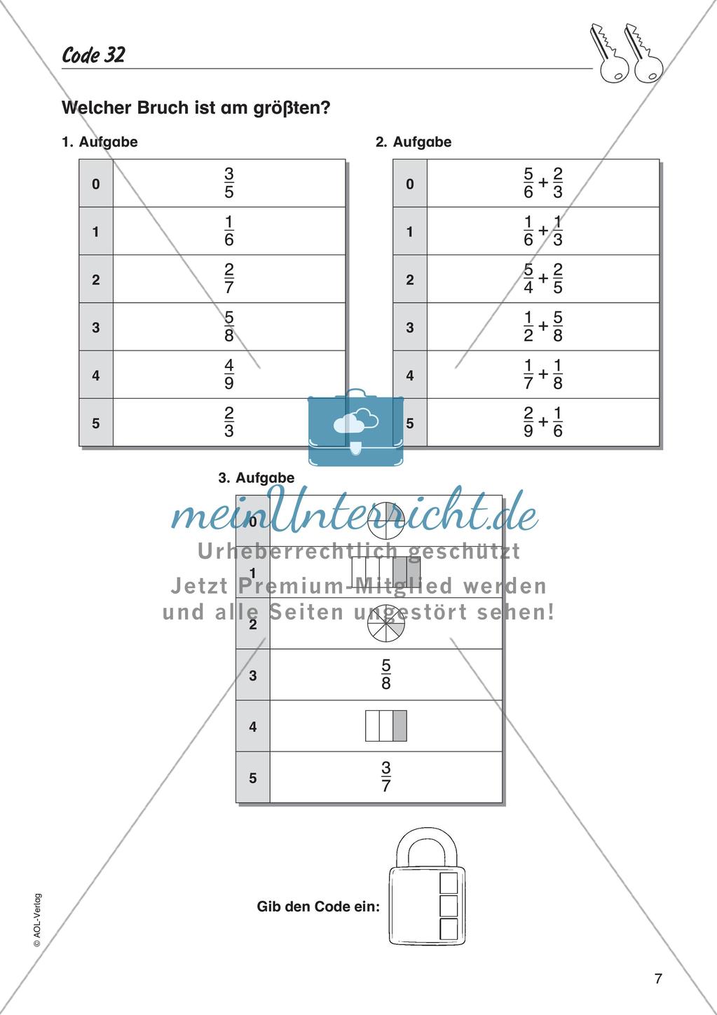 Codeknacker: Brüche Preview 9