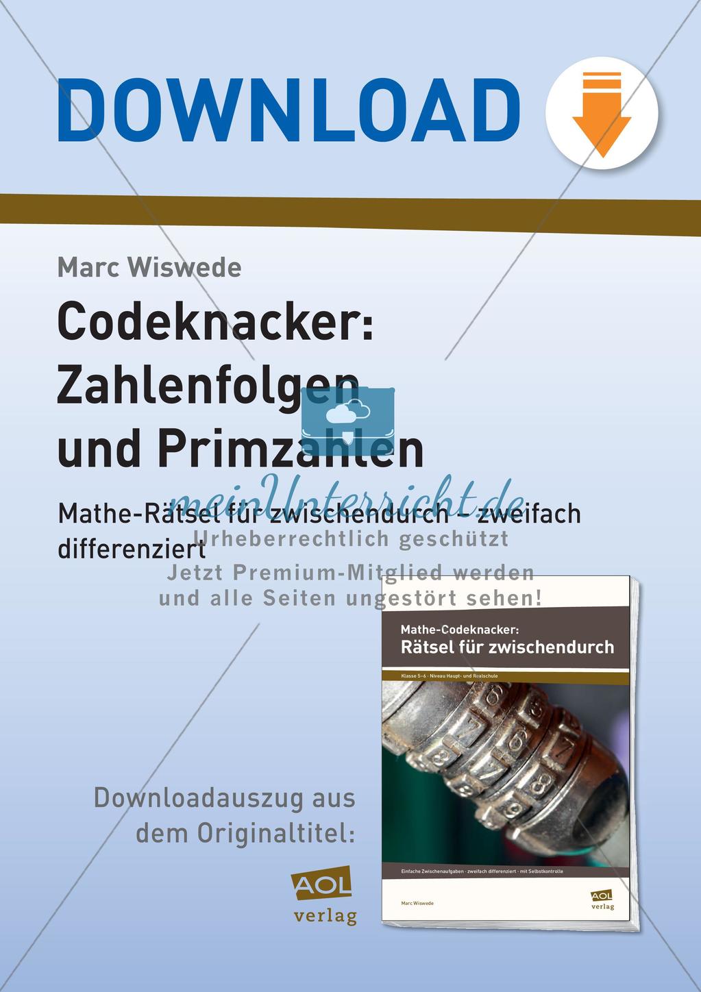 Codeknacker: Zahlenfolgen und Primzahlen Preview 1