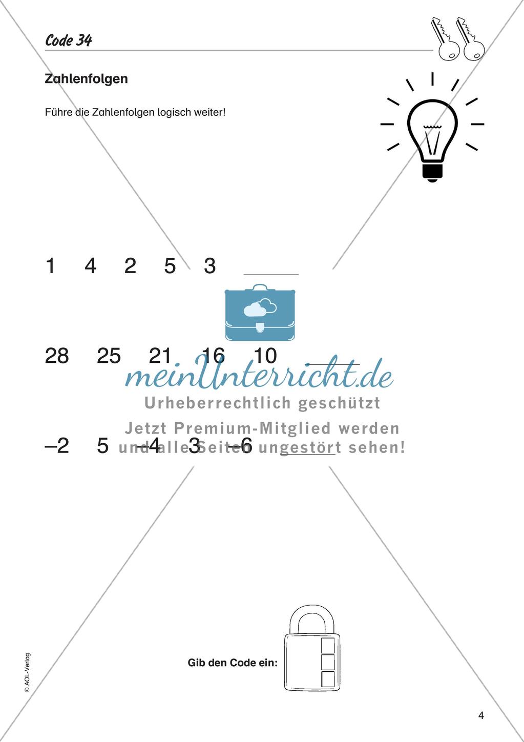 Codeknacker: Zahlenfolgen und Primzahlen Preview 6