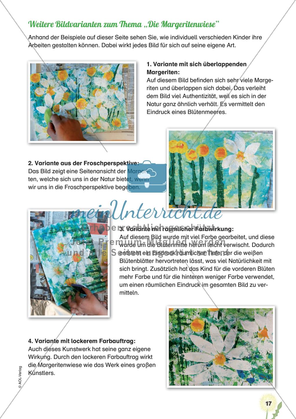 Stempeln und Drucken: Die Margeritenwiese Preview 19