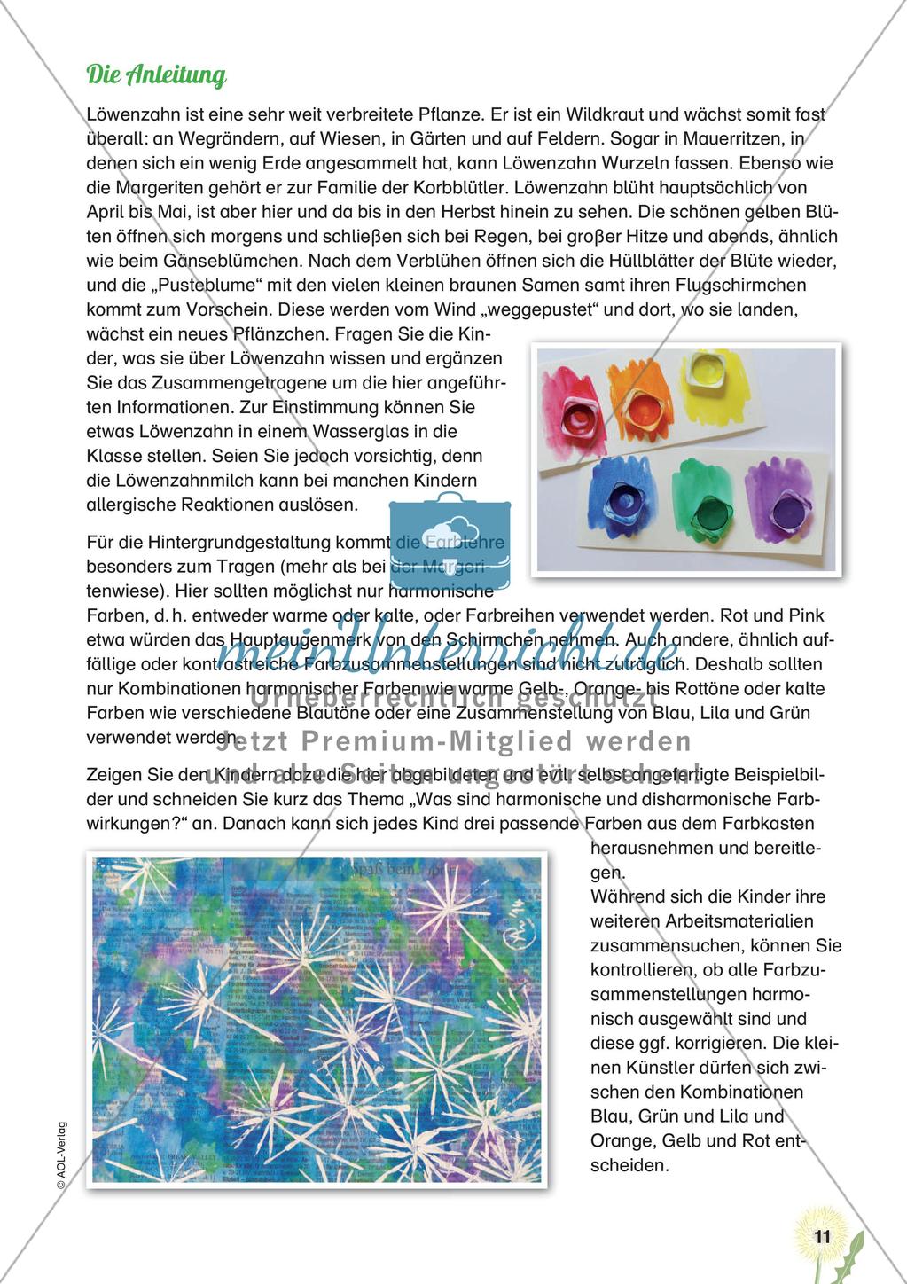 Stempeln und Drucken: Fliegende Schirmchen Preview 13