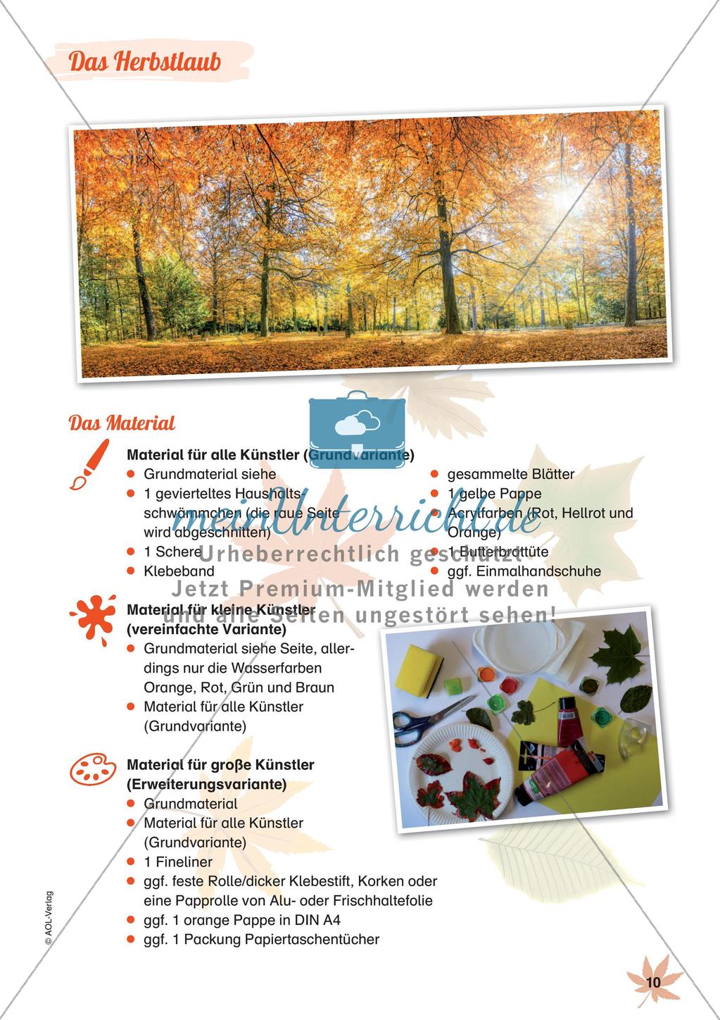 Stempeln und Drucken: Das Herbstlaub Preview 12