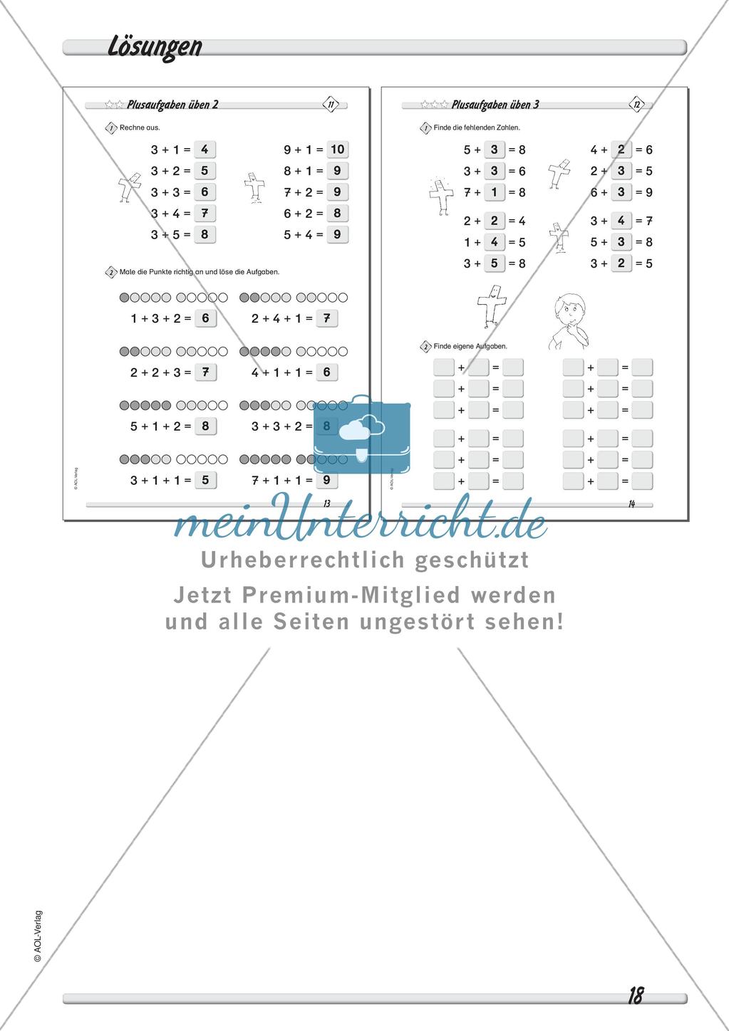 Addition im Zahlenraum bis 10 Preview 20