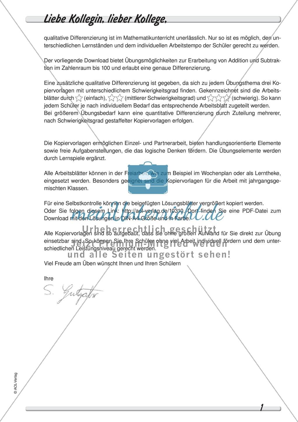 Addition im Zahlenraum bis 10 Preview 3