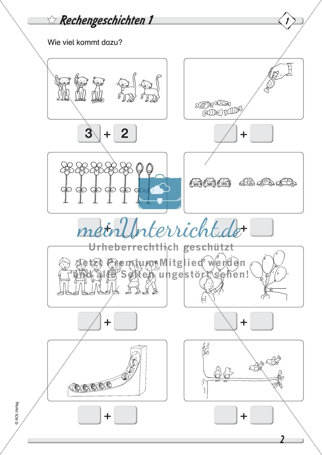 Addition im Zahlenraum bis 10 Preview 4