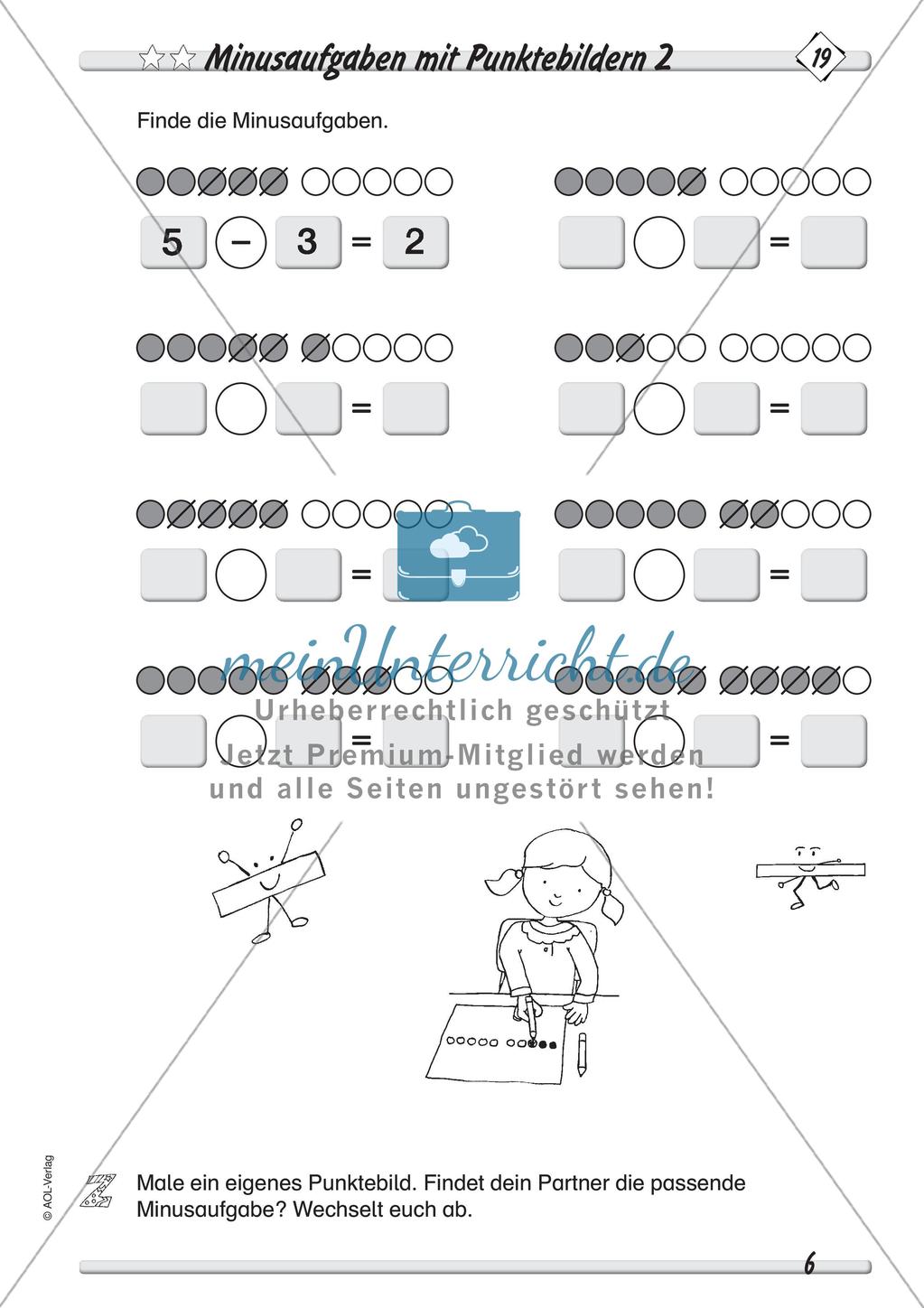 Subtraktion im Zahlenraum bis 10 Preview 8