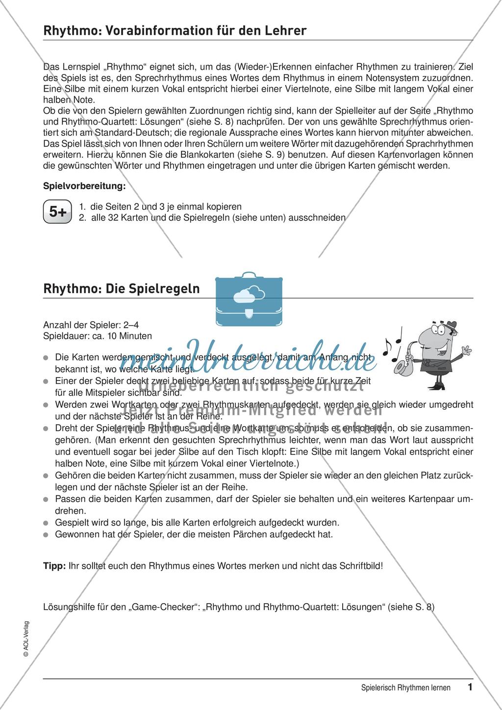 Musiktheorie-Spiele: Rhythmus Preview 3