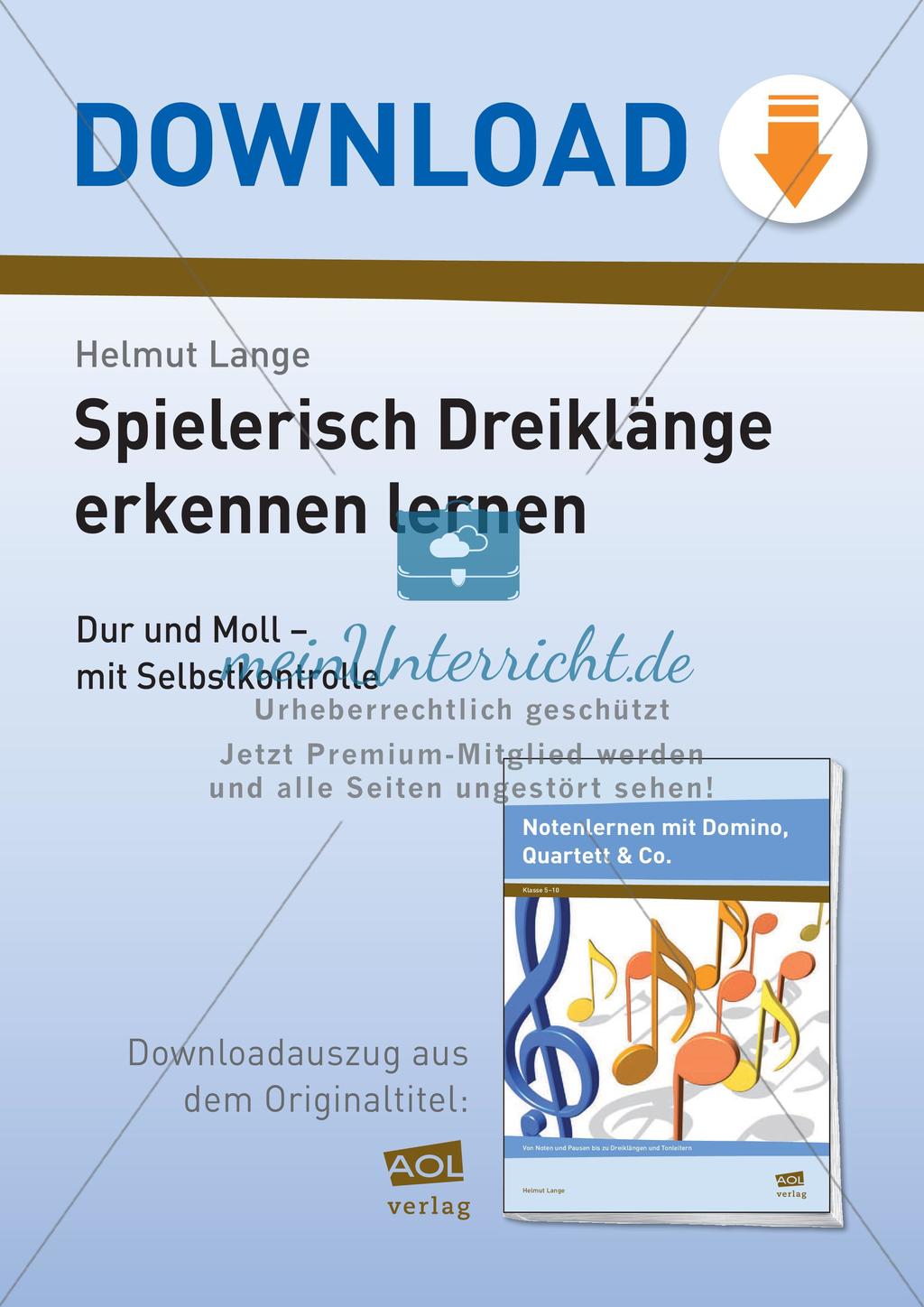 Musiktheorie-Spiele: Dreiklänge Preview 1