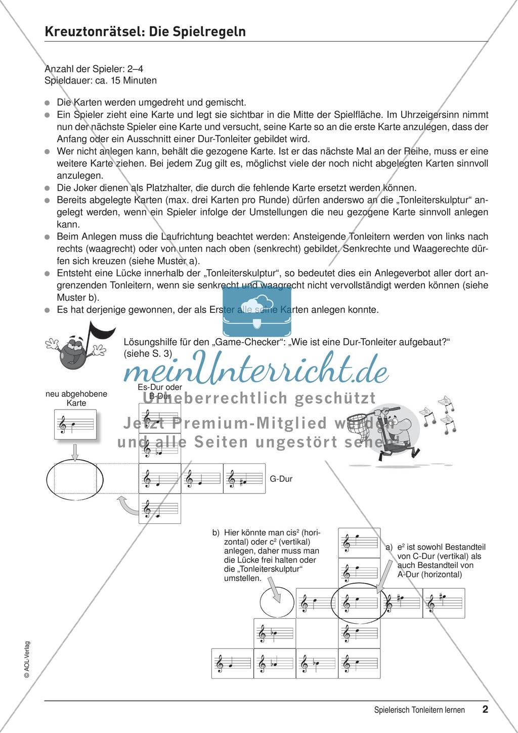 Musiktheorie-Spiele: Dur-Tonleiter Preview 4