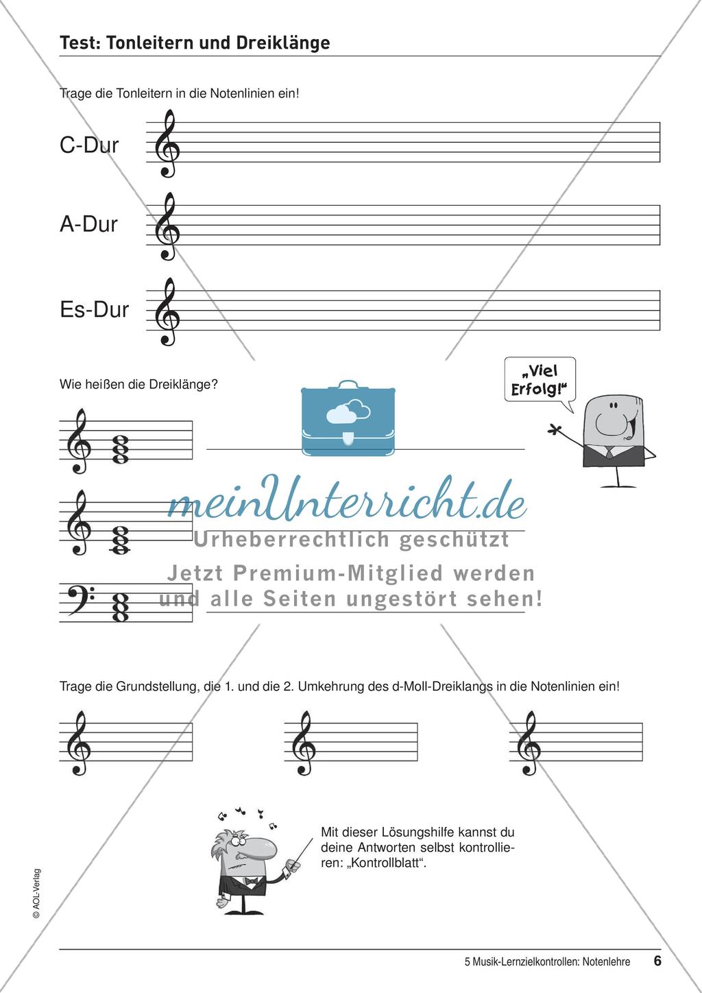 Musiktheorie-Spiele: Lernzielkontrollen Preview 8
