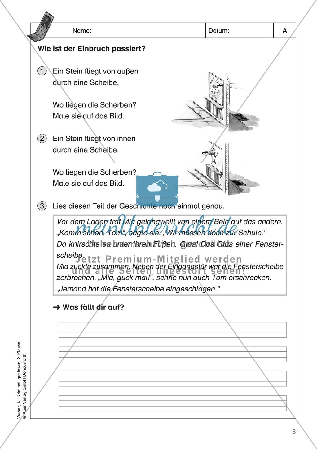Lesekrimi: Einbruch in Onkel Franks Handyshop Preview 5