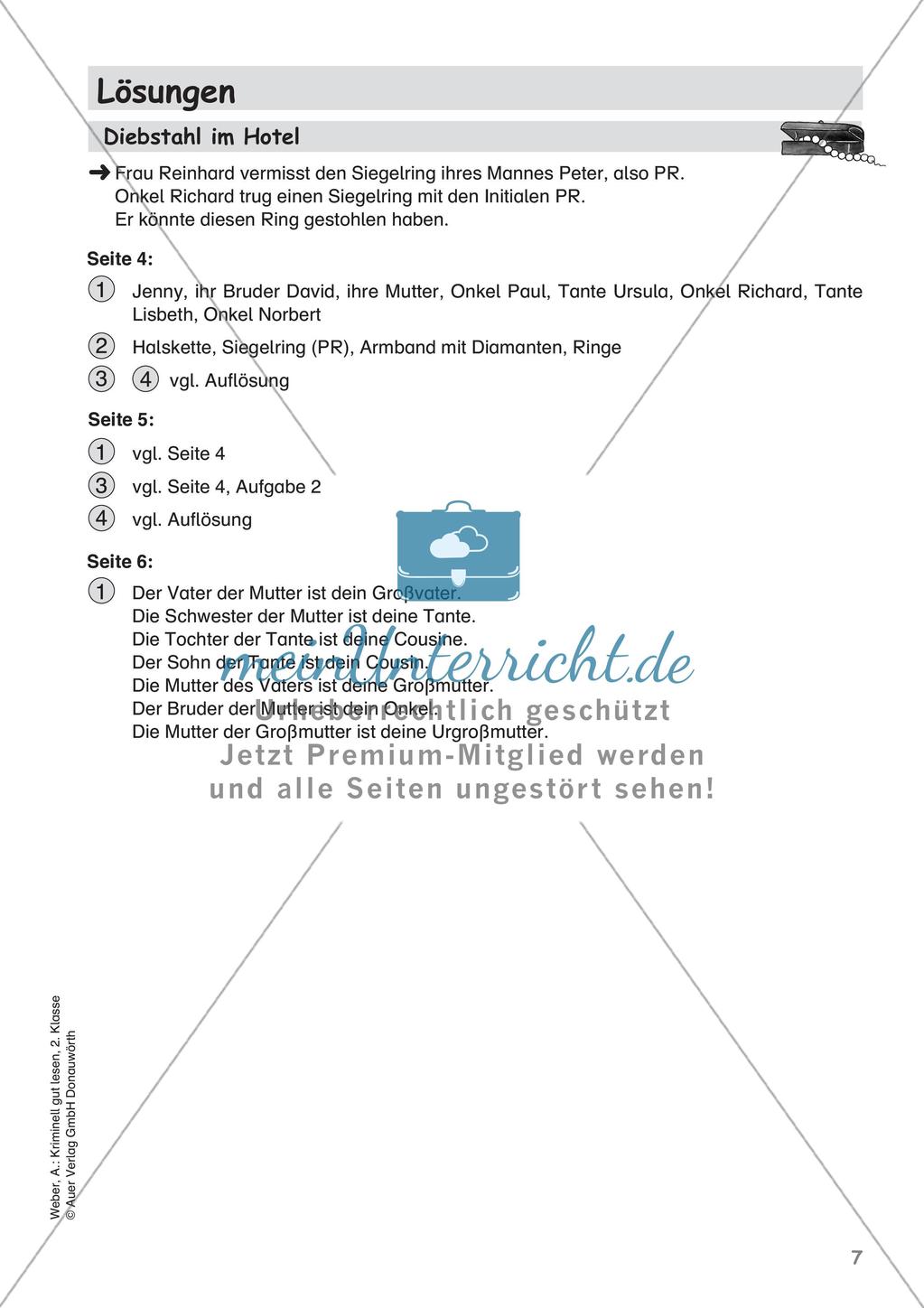 Lesekrimi: Diebstahl im Hotel Preview 9